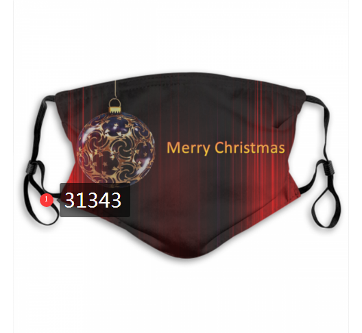 2020 Merry Christmas Dust mask with filter 80